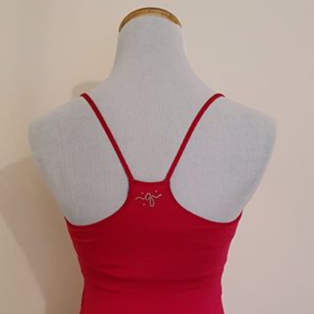 NWOT GUESS Red Stretchy Tank Top - XS/S